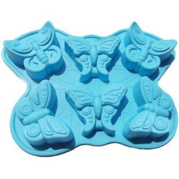 Amazon Vendor 6 Cavities Butterfly Silicone Cake Baking Mold Pan